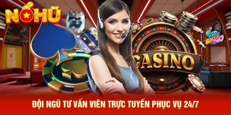 Đội ngũ tư vấn viên trực tuyến phục vụ 24/7